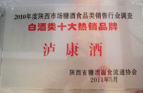 熱銷品牌證書(shū)